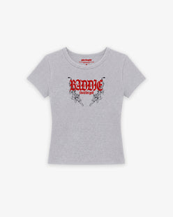 Rib Cropped Tee - Baddie I Do It For God