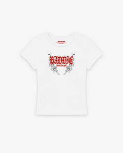 Rib Cropped Tee - Baddie I Do It For God