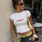 Rib Cropped Tee - Good Morning Fuckers