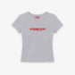 Rib Cropped Tee - Good Morning Fuckers