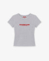 Rib Cropped Tee - Good Morning Fuckers