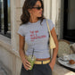 Rib Cropped Tee - Tell Him He’s A Hurensohn