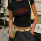 Rib Cropped Tee - Hot Unmarried Aunty