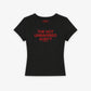 Rib Cropped Tee - Hot Unmarried Aunty