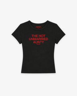 Rib Cropped Tee - Hot Unmarried Aunty