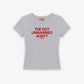 Rib Cropped Tee - Hot Unmarried Aunty