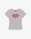 Rib Cropped Tee - Hot Unmarried Aunty