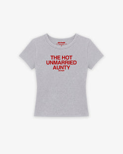 Rib Cropped Tee - Hot Unmarried Aunty