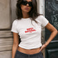 Rib Cropped Tee - Wifey Material