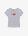 Rib Cropped Tee - Wifey Material