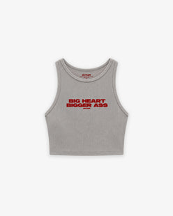 Rib Cropped Top - Big Heart Bigger Ass