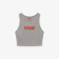 Rib Cropped Top - I'm Going To Hell In Every Religion