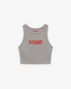 Rib Cropped Top - I'm Going To Hell In Every Religion