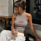 Rib Cropped Top - No Bra Club