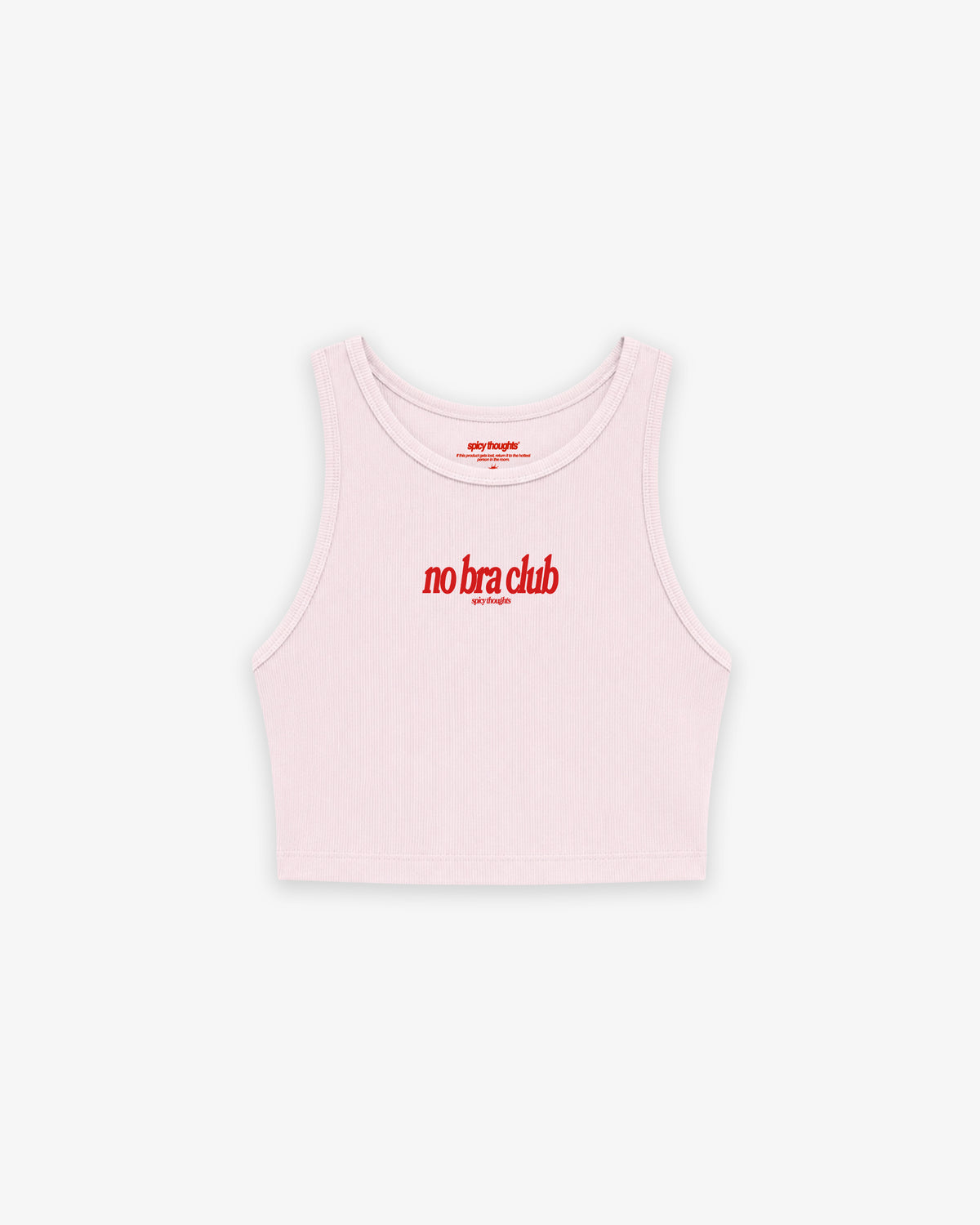 Rib Cropped Top - No Bra Club