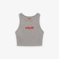 Rib Cropped Top - No Bra Club