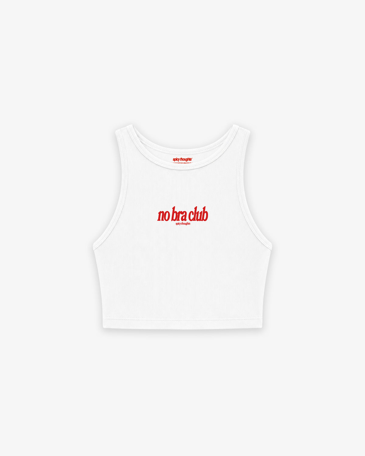 Rib Cropped Top - No Bra Club