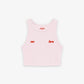 Rib Cropped Top - No Bra