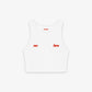 Rib Cropped Top - No Bra
