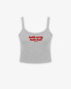 Rib Tank Top - Baddie Energy, Healer Heart