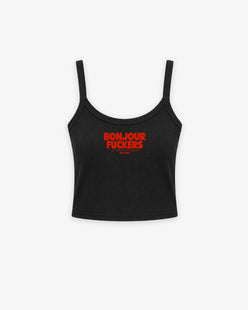 Rib Tank Top - Bonjour Fuckers