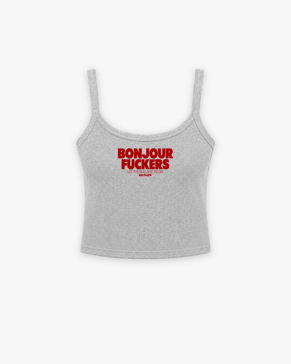 Rib Tank Top - Bonjour Fuckers