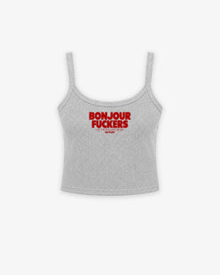 Rib Tank Top - Bonjour Fuckers
