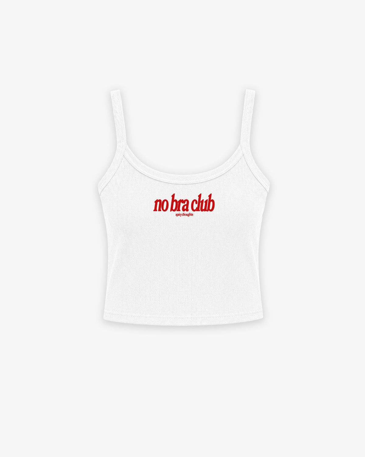 Rib Tank Top - No Bra Club