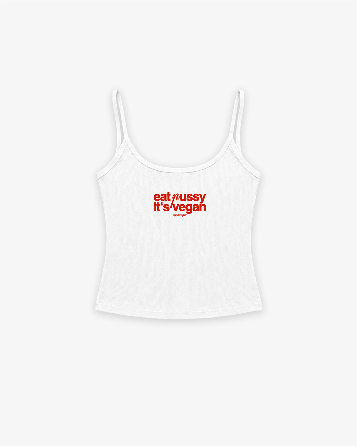 Rib Top - Eat P*ssy It's Vegan