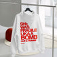 Oversized Hoodie - She Was Fragile Like a Bomb, Not a Flower