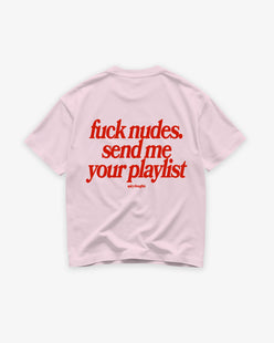 Heavy Oversized Tee - Send Me Your Playlist