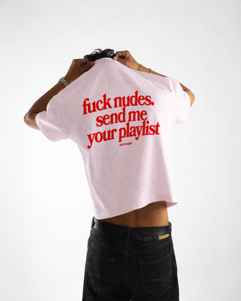 Heavy Oversized Tee - Send Me Your Playlist
