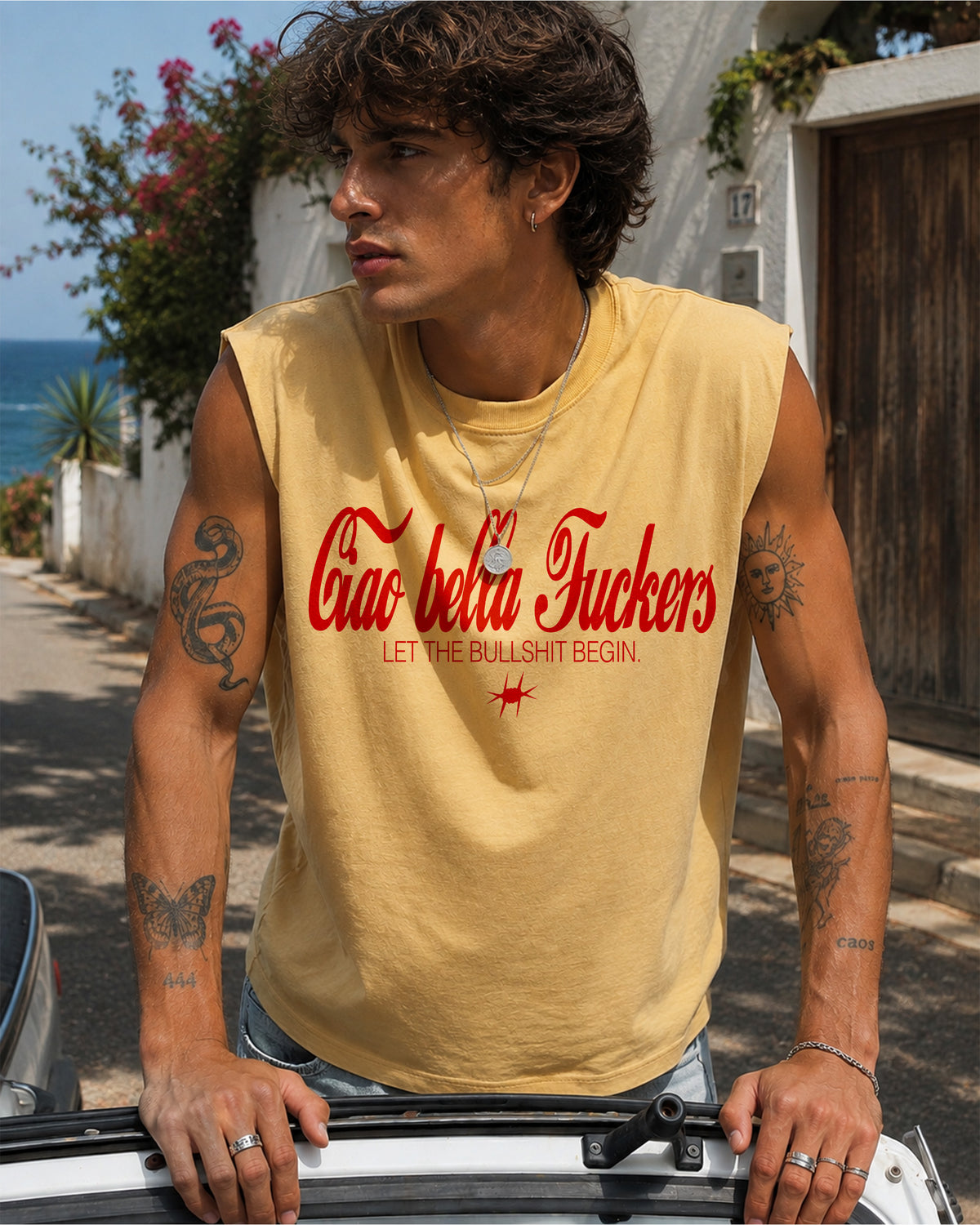 Sleeveless Tee - Ciao Bella Fuckers