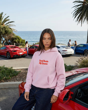 Oversized Hoodie - Small Boobs Big Dreams