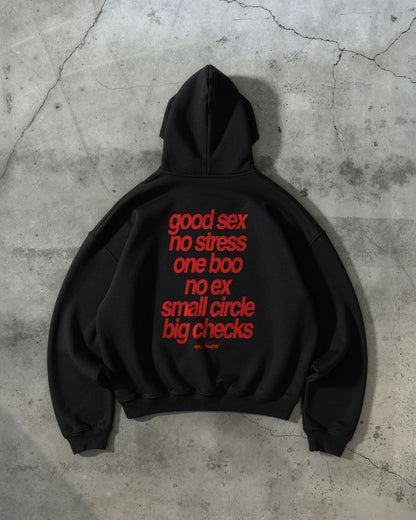 Oversized Hoodie - Small Circle Big Checks