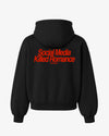 Oversized Hoodie - Social Media Killed Romance