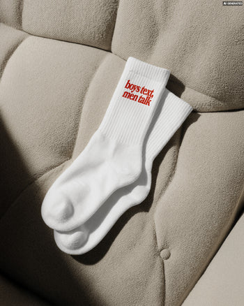 Socks - Boys Text, Men Talk
