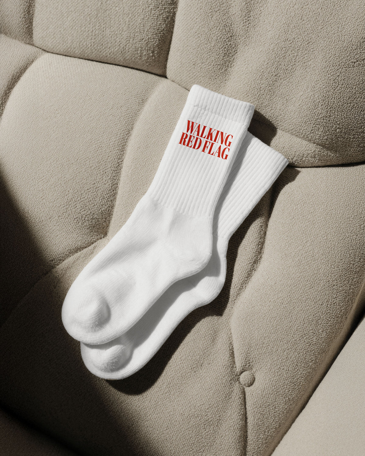 Socks - Walking Red Flag