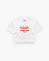Cropped Tee - Sorry For Being So Sexy And Funny
