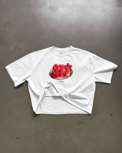 Heavy Oversized Tee - Spicy Cherry