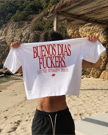 Heavy Oversized Tee - Buenos Dias Fuckers