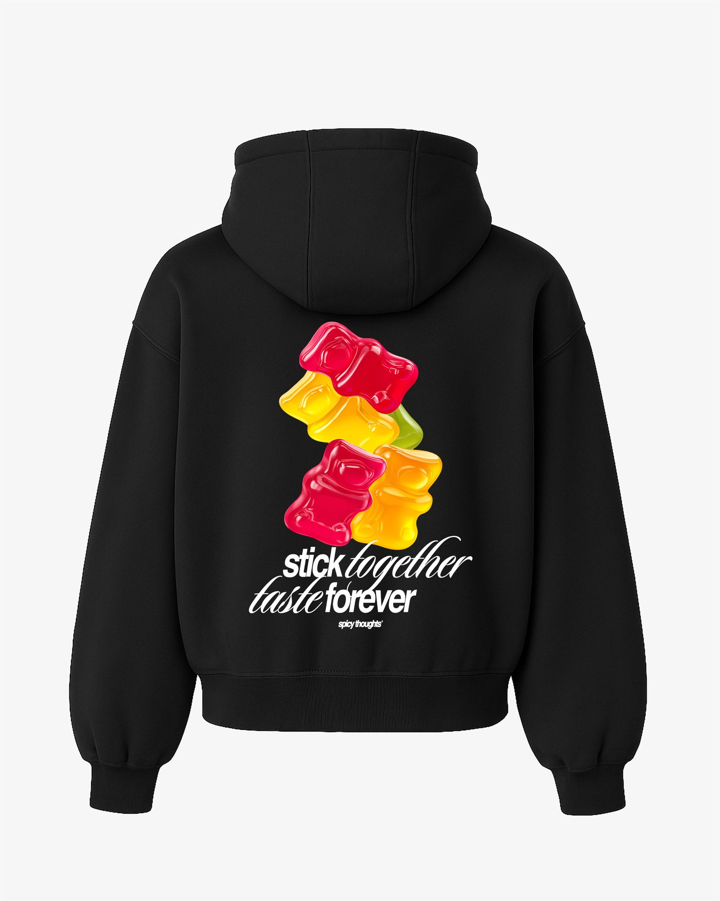 Oversized Hoodie - Stick Together Taste Forever