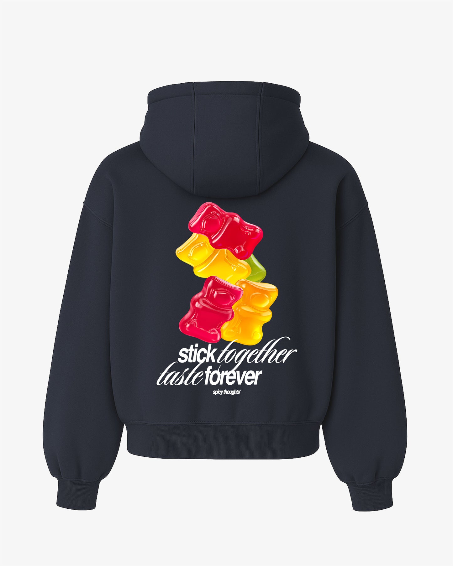Oversized Hoodie - Stick Together Taste Forever