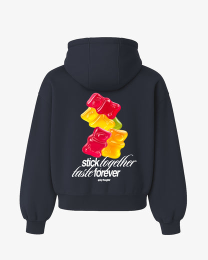 Oversized Hoodie - Stick Together Taste Forever