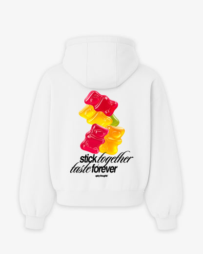 Oversized Hoodie - Stick Together Taste Forever