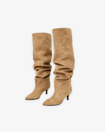 Slouchy Suede Boots