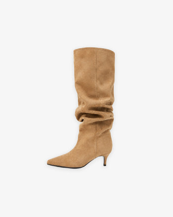 Slouchy Suede Boots