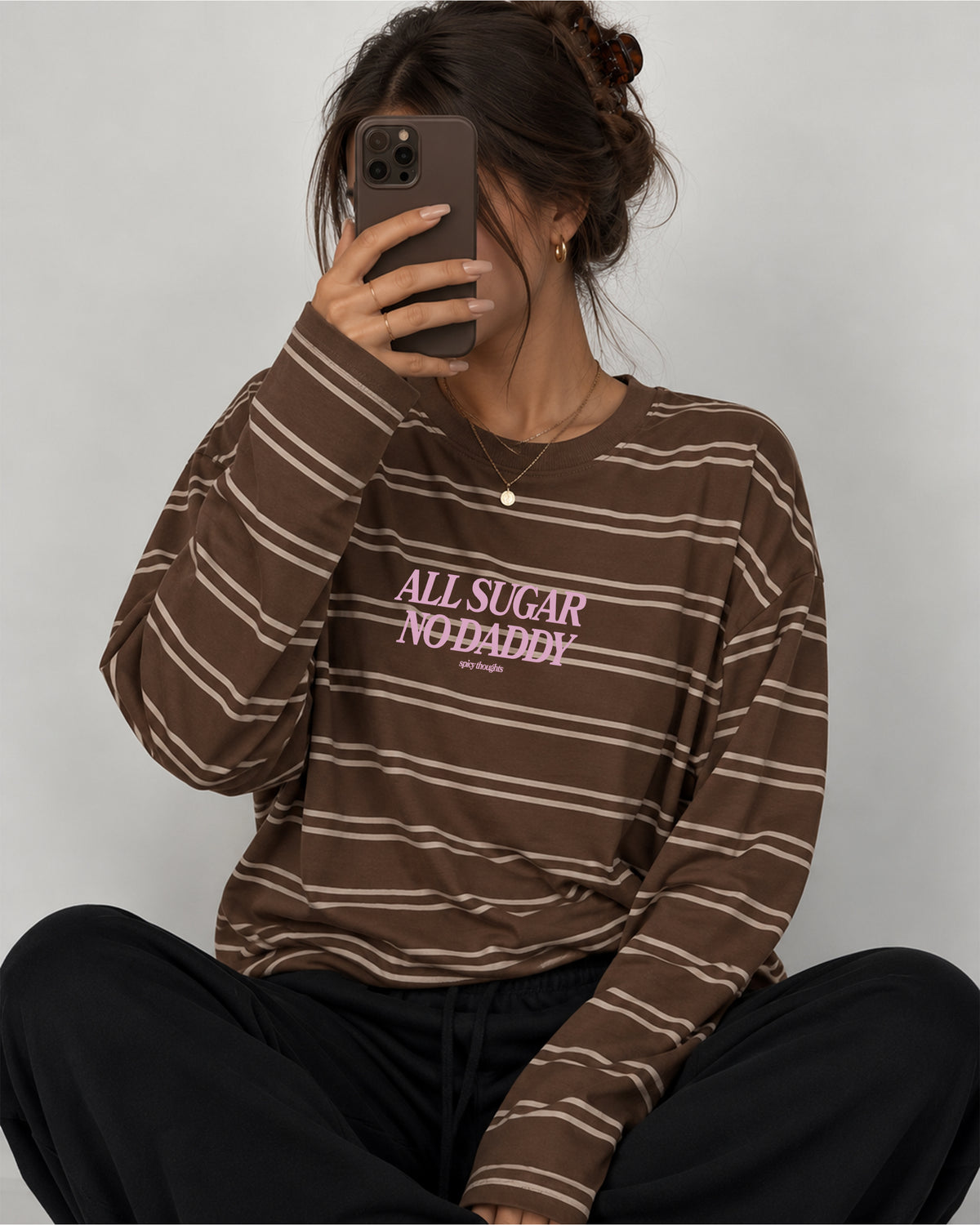 Striped Longsleeve Girls - All sugar. No daddy