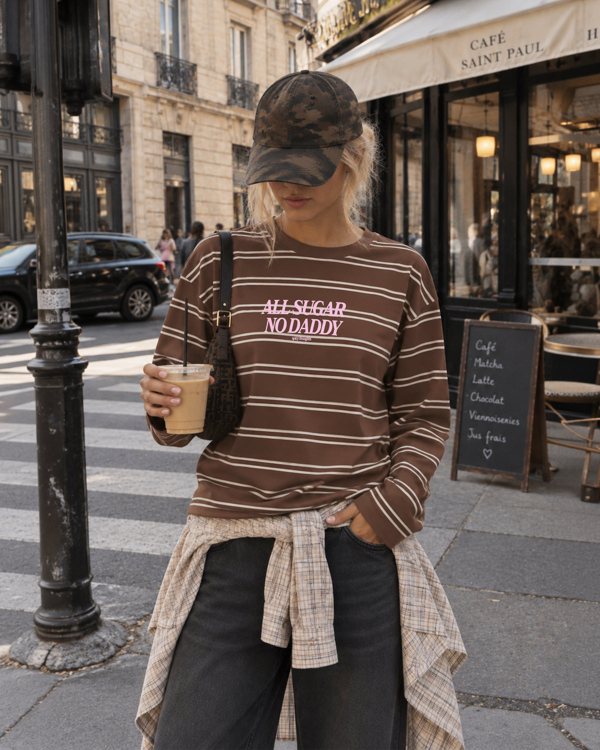 Striped Longsleeve Girls - All sugar. No daddy