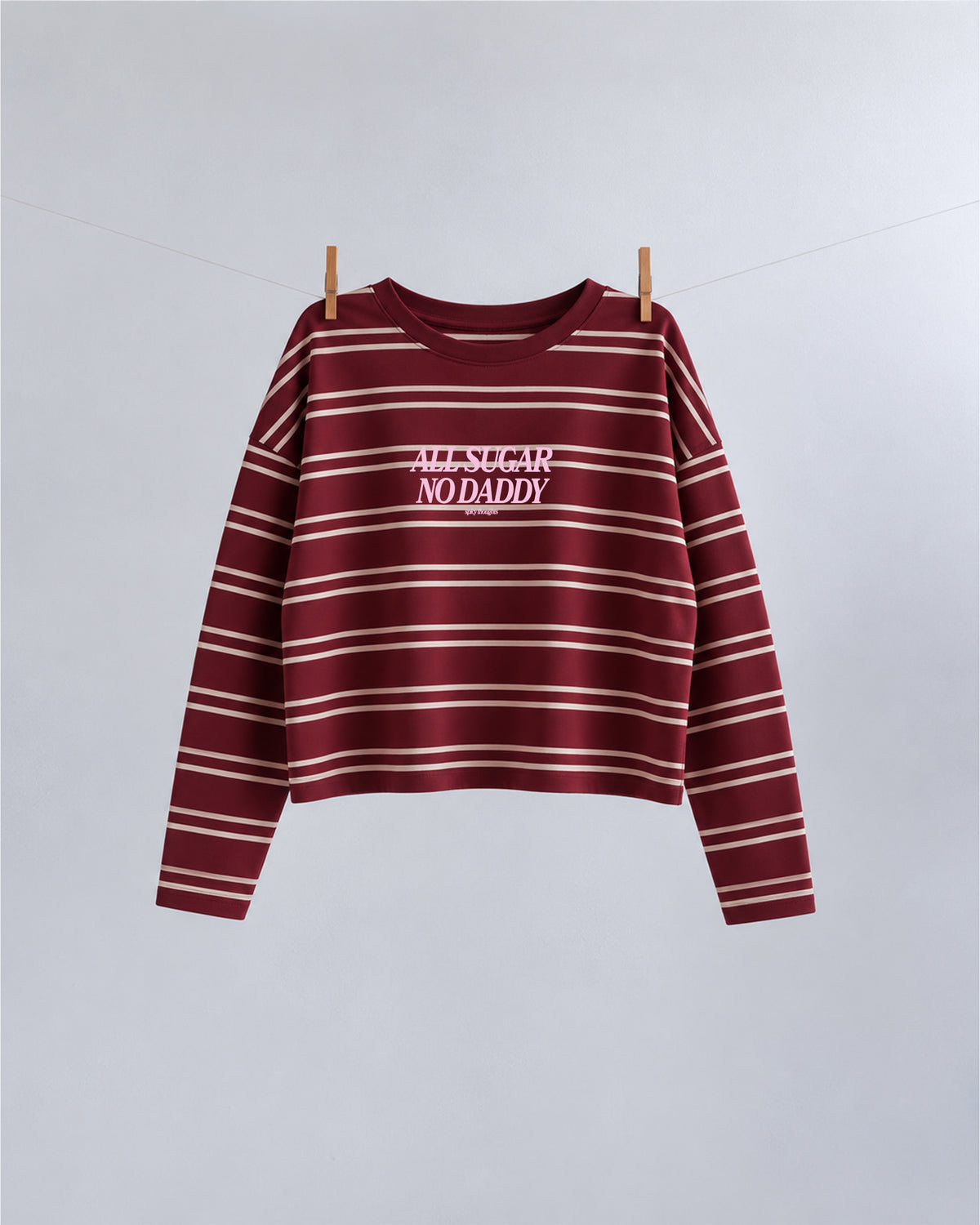 Striped Longsleeve Girls - All sugar. No daddy